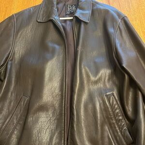 Jos. A. Bank Brown Leather Jacket